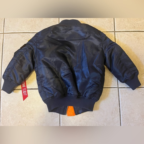 COPY - ALPHA INDUSTRIES YOUTH NASA MA-1 FLIGHT BOMBER JACKET, Kids 3T - Picture 10 of 12
